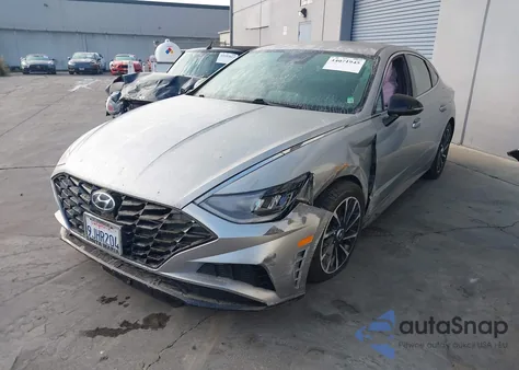 2020 Hyundai Sonata Sel Plus z USA, uszkodzony, nr VIN 5NPEJ4J21LH052044